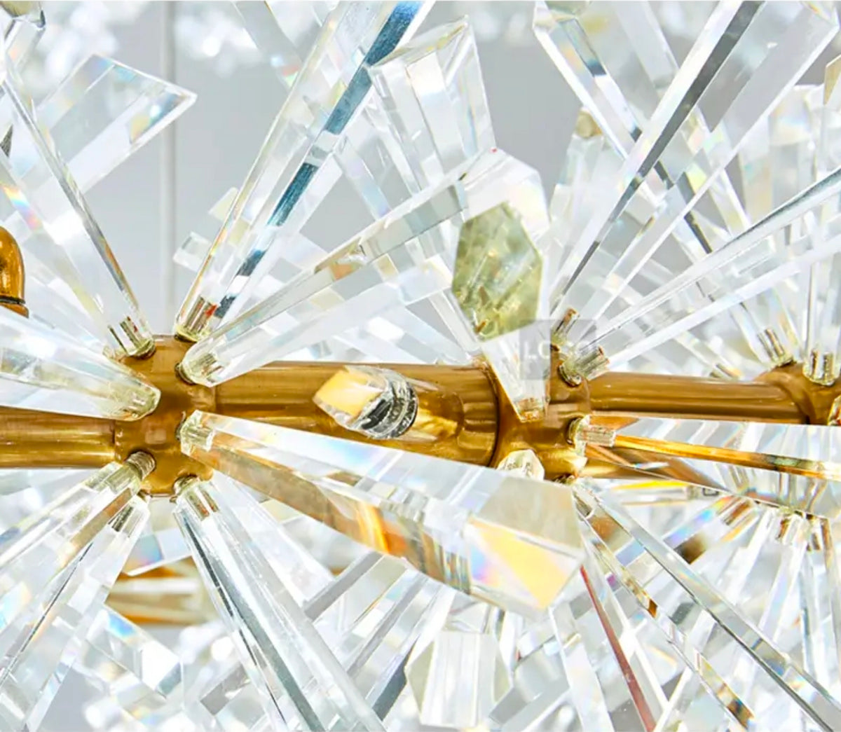 Cadesha Wrangler GoldCrystal Chandelier - Round/Rectangular