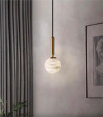 Showstead Marble Copper Pendant Light