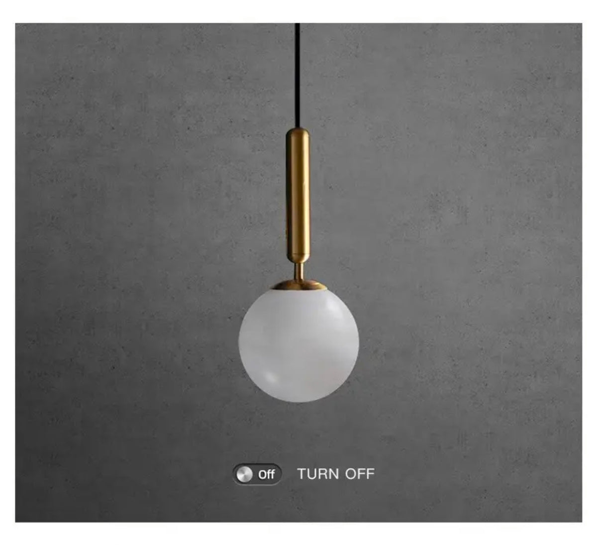 Showstead Marble Copper Pendant Light