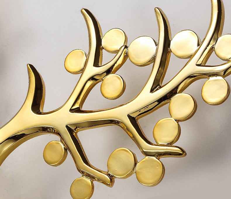 Dasher Deer Gold/Silver/Black Wall Lamp