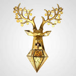 Dasher Deer Gold/Silver/Black Wall Lamp