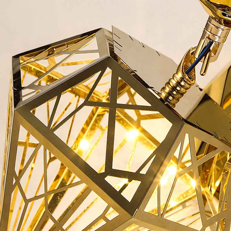 Dasher Deer Gold/Silver/Black Wall Lamp