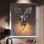 Dasher Deer Gold/Silver/Black Wall Lamp
