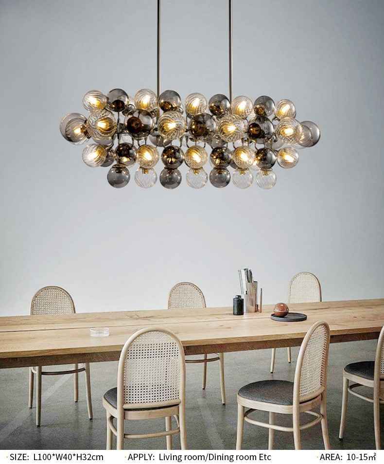 Elnora Antebi Chrome Chandelier