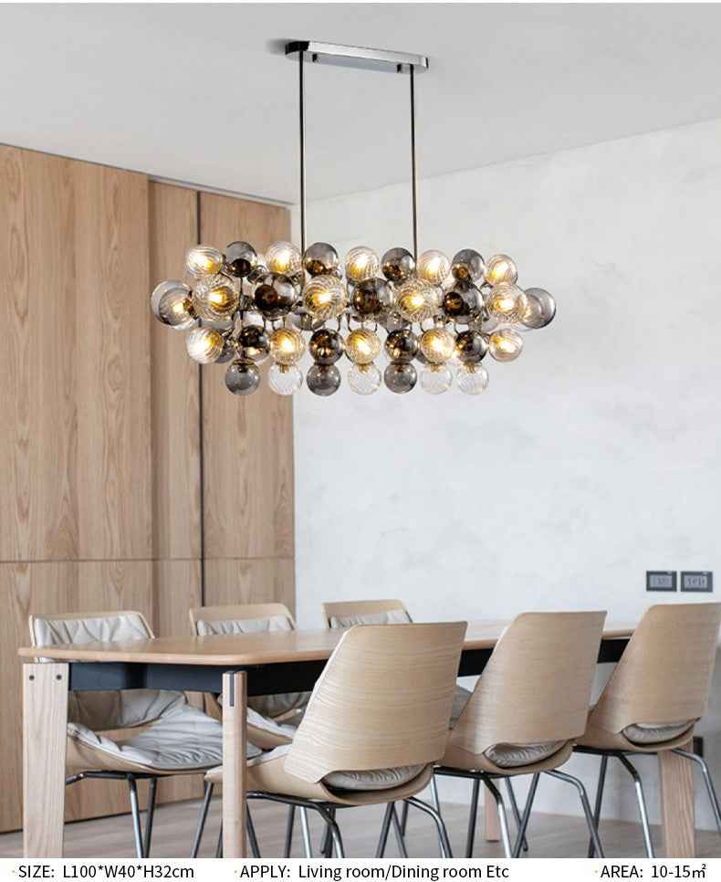 Elnora Antebi Chrome Chandelier
