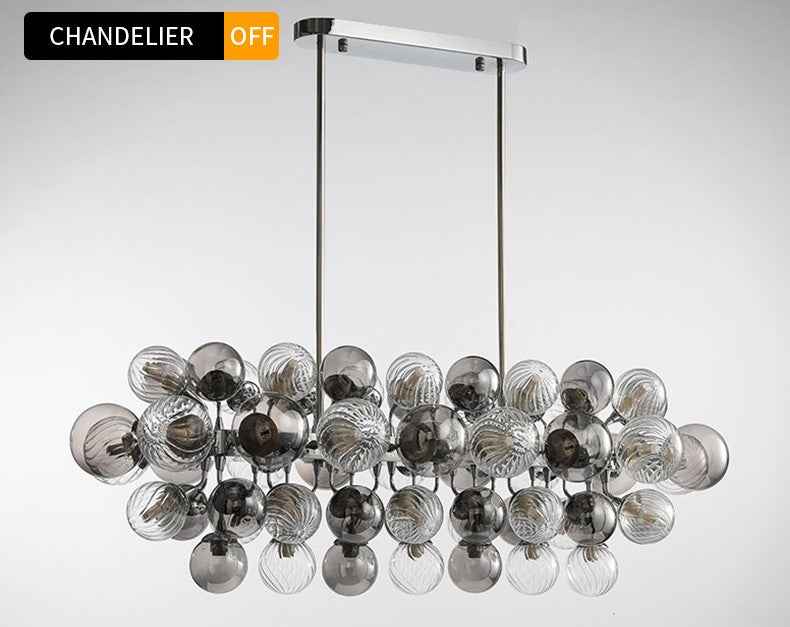 Elnora Antebi Chrome Chandelier