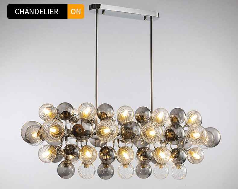 Elnora Antebi Chrome Chandelier