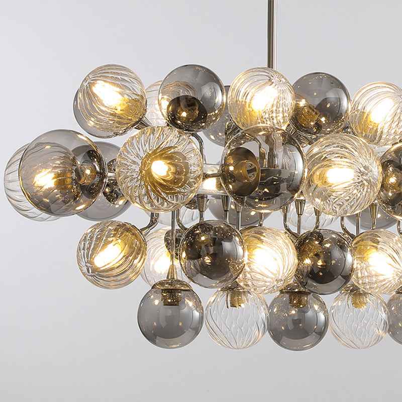 Elnora Antebi Chrome Chandelier