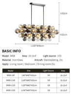 Elnora Antebi Chrome Chandelier