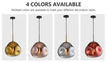 Pressley Vard Pendant Light- Smoky Grey/ Rose Gold/ Red/ Cognac - Reflect Lighting