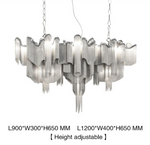 Jaeden Keefe Chrome Tassel Chain Chandelier - Reflect Lighting