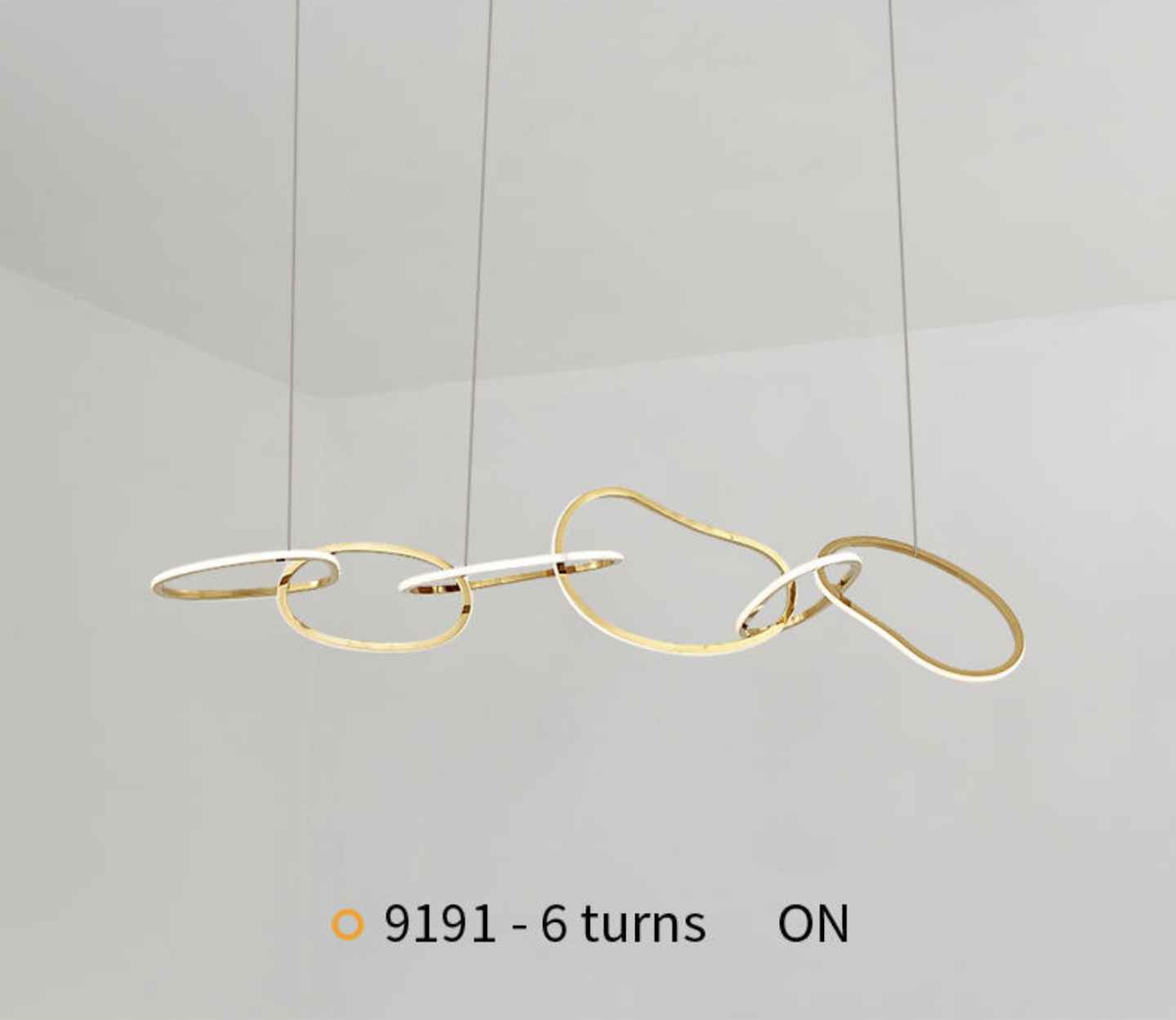 Rousselle Sylvain Gold Chandelier