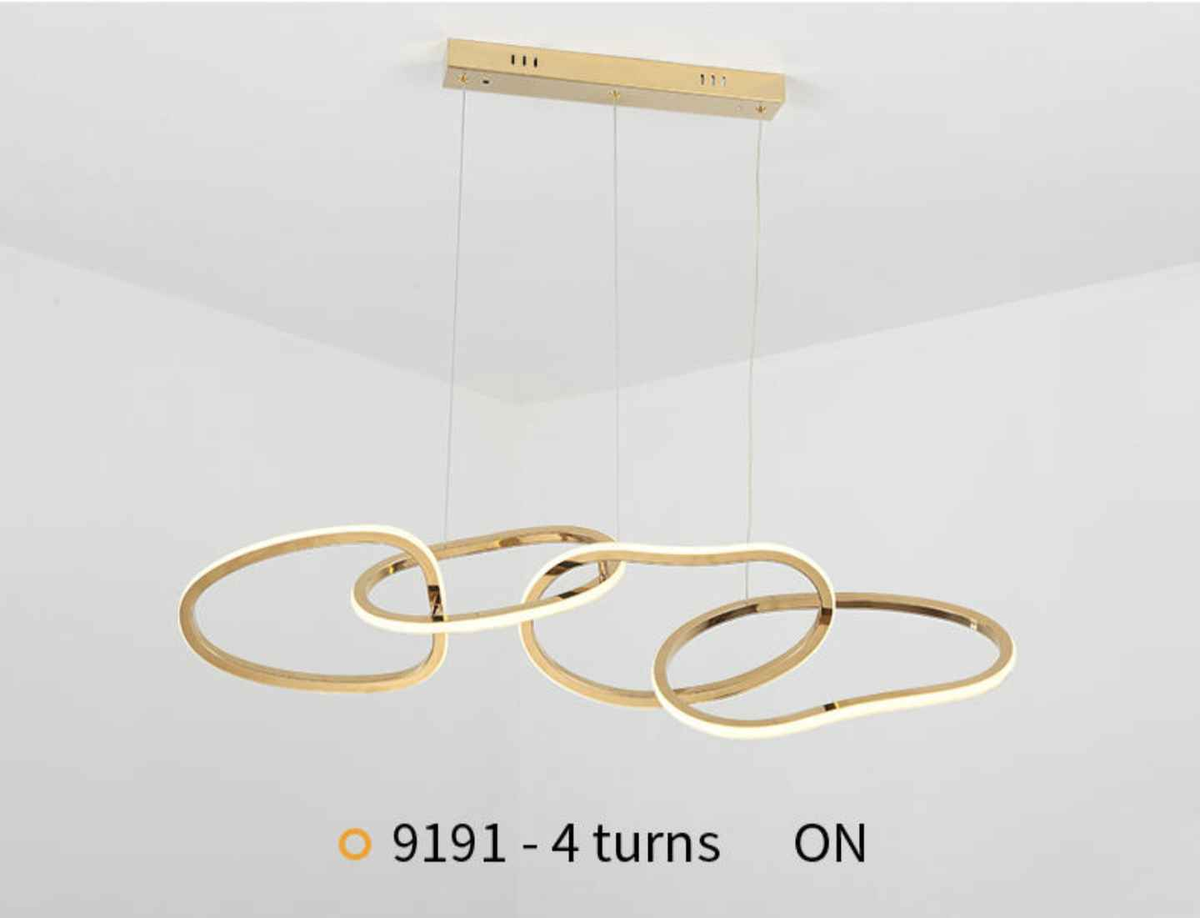 Rousselle Sylvain Gold Chandelier