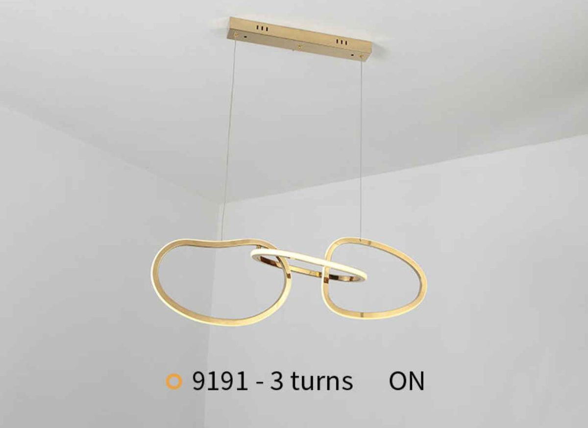 Rousselle Sylvain Gold Chandelier