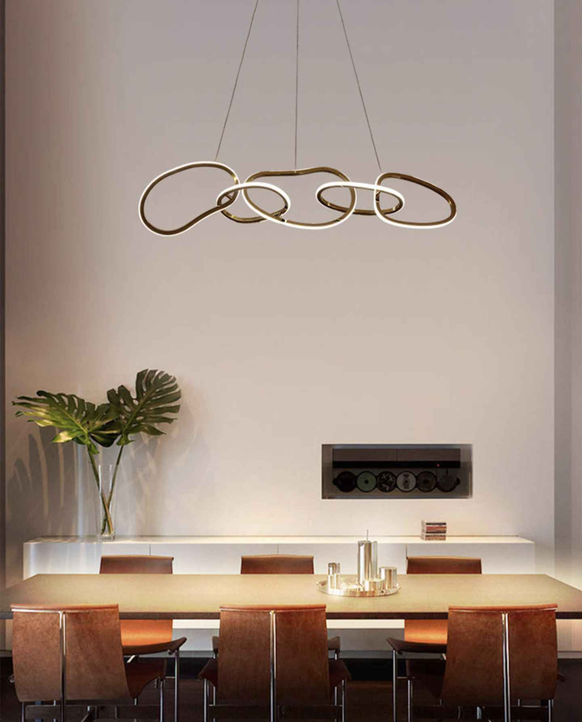 Rousselle Sylvain Gold Chandelier