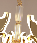 Susanna Selig Gold Mirror LED crystal Chandelier - Reflect Lighting