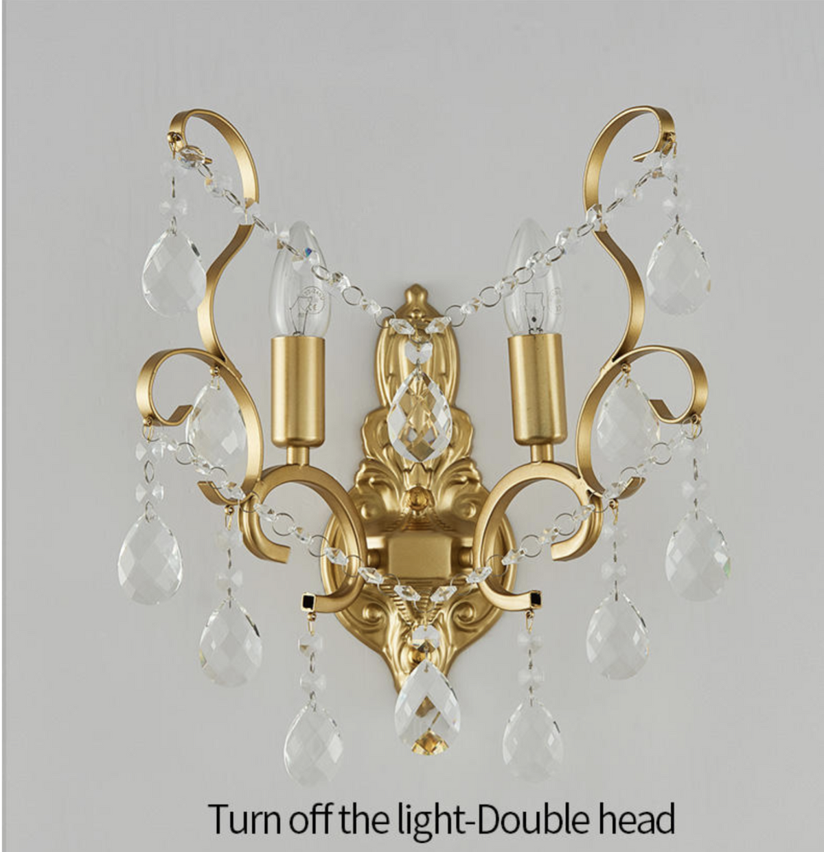 Bannister Golden Candle Wall Light - Reflect Lighting