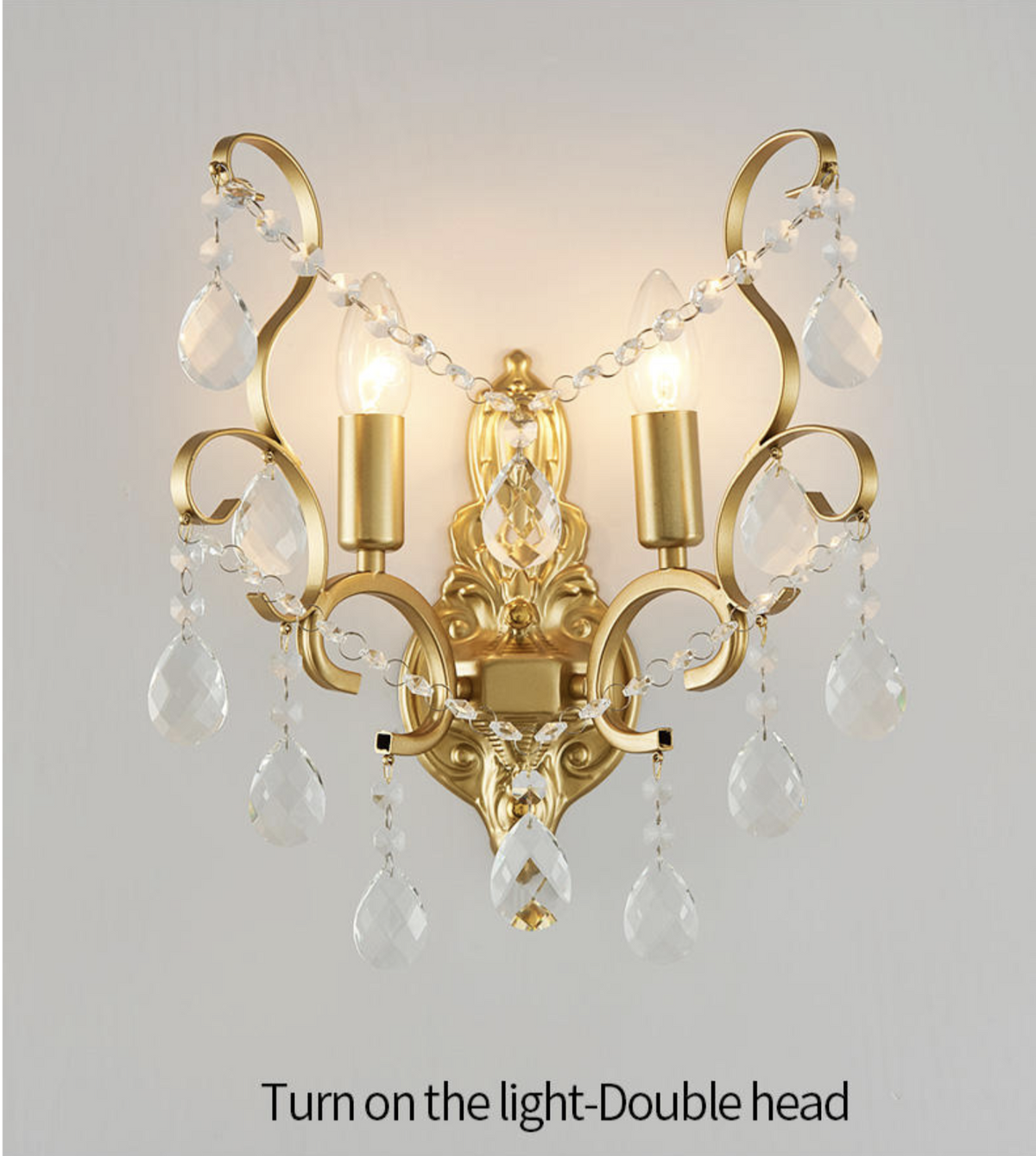 Bannister Golden Candle Wall Light - Reflect Lighting