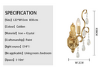 Bannister Golden Candle Wall Light - Reflect Lighting