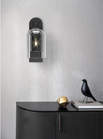 Mireille Haffner Wall Lamp- Smoky Grey/Clear/ Cognac - Reflect Lighting
