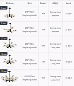 Balle Be Crystal Ball Chandelier- Gold/Black - Reflect Lighting