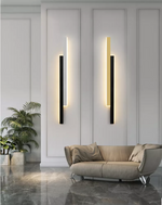 Towanda Sand Black Iron Wall Lamp- Gold/White - Reflect Lighting