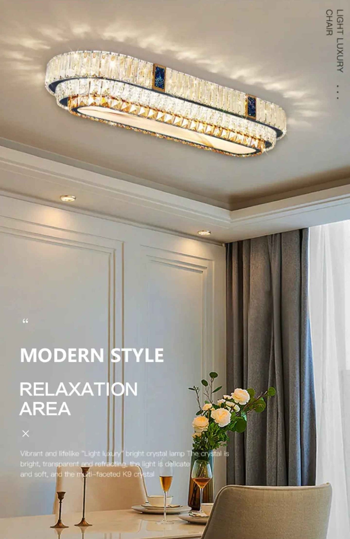 Lorne Axelrod Gold Ceiling Chandelier