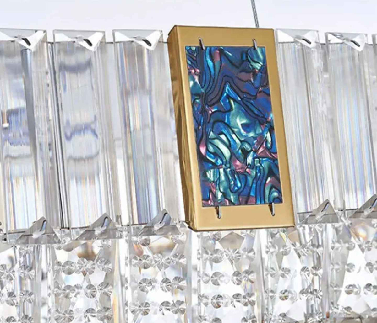 Lorne Axelrod Gold Ceiling Chandelier