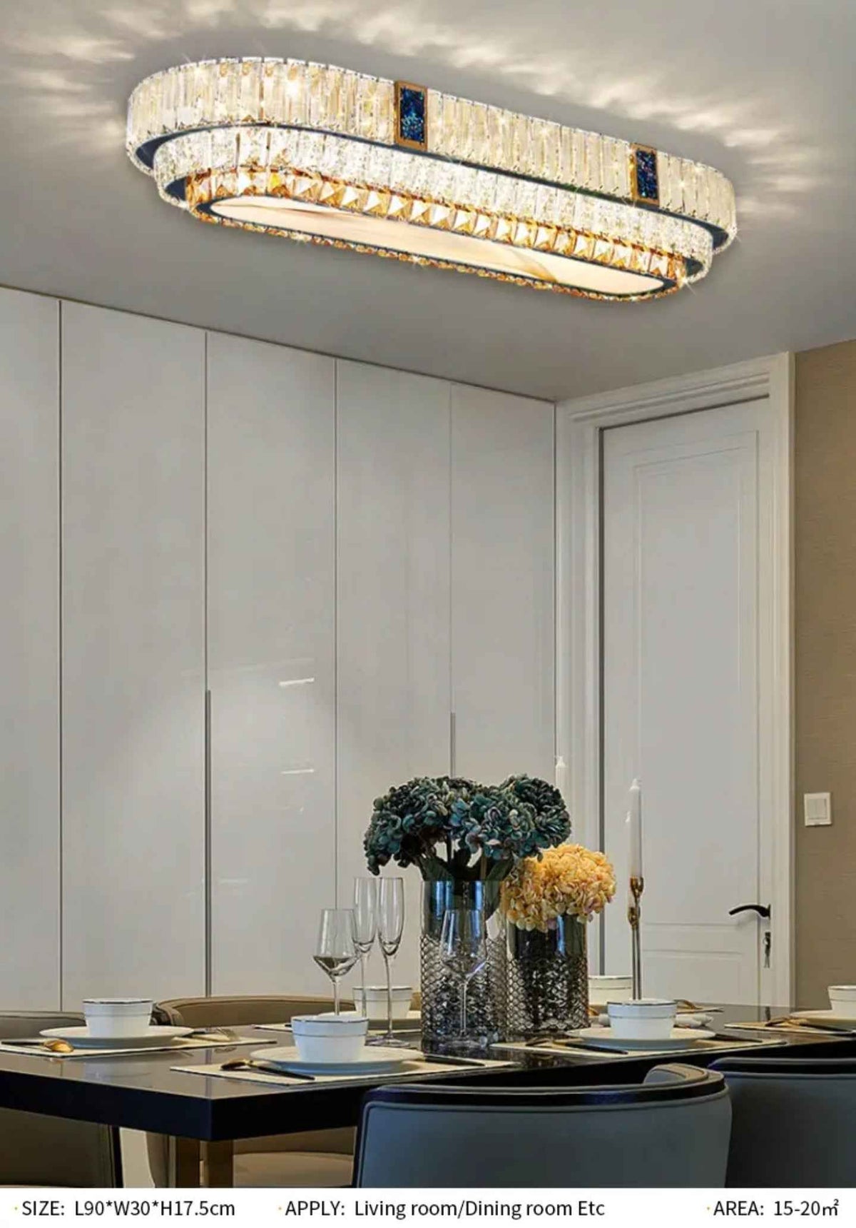 Lorne Axelrod Gold Ceiling Chandelier