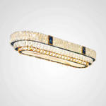 Lorne Axelrod Gold Ceiling Chandelier