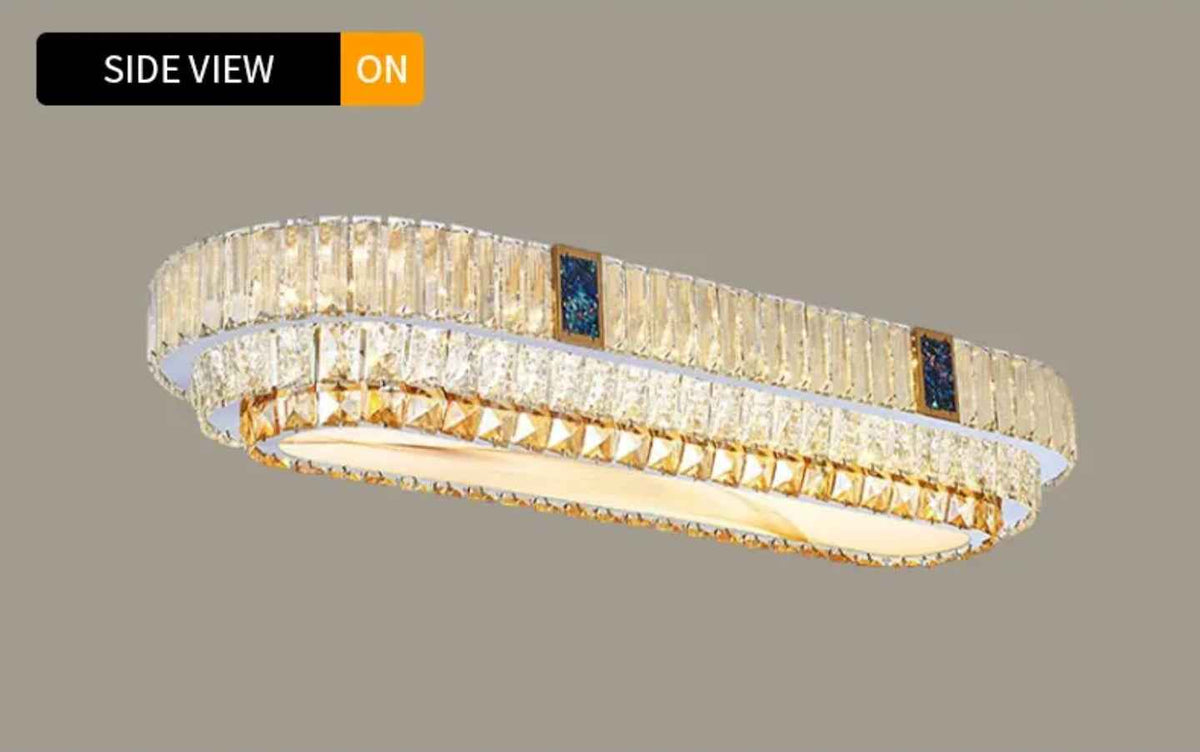 Lorne Axelrod Gold Ceiling Chandelier