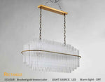 Mallery Barti Crystal Chandelier-Round/Rectangle