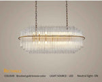 Mallery Barti Crystal Chandelier-Round/Rectangle