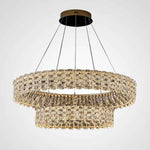 Priscila Arness Gold Ring Chandelier-Round/Rectangle