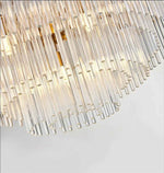 Mallery Barti Crystal Chandelier-Round/Rectangle