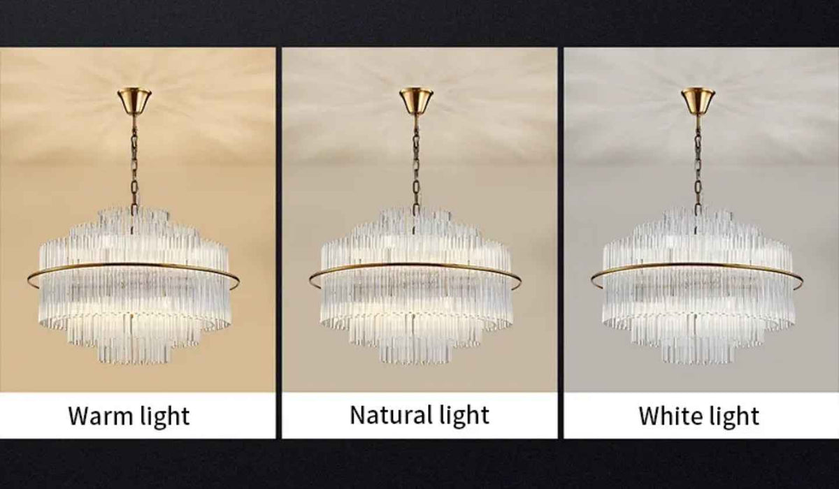 Mallery Barti Crystal Chandelier-Round/Rectangle