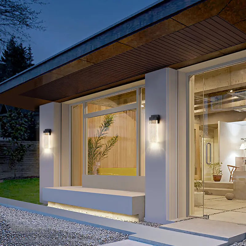 Mcmahan Abbie Crystal Outdoor Wall Lamp