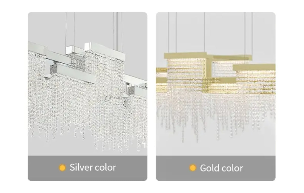 Almerino Jamoy Chrome/Gold Chandelier