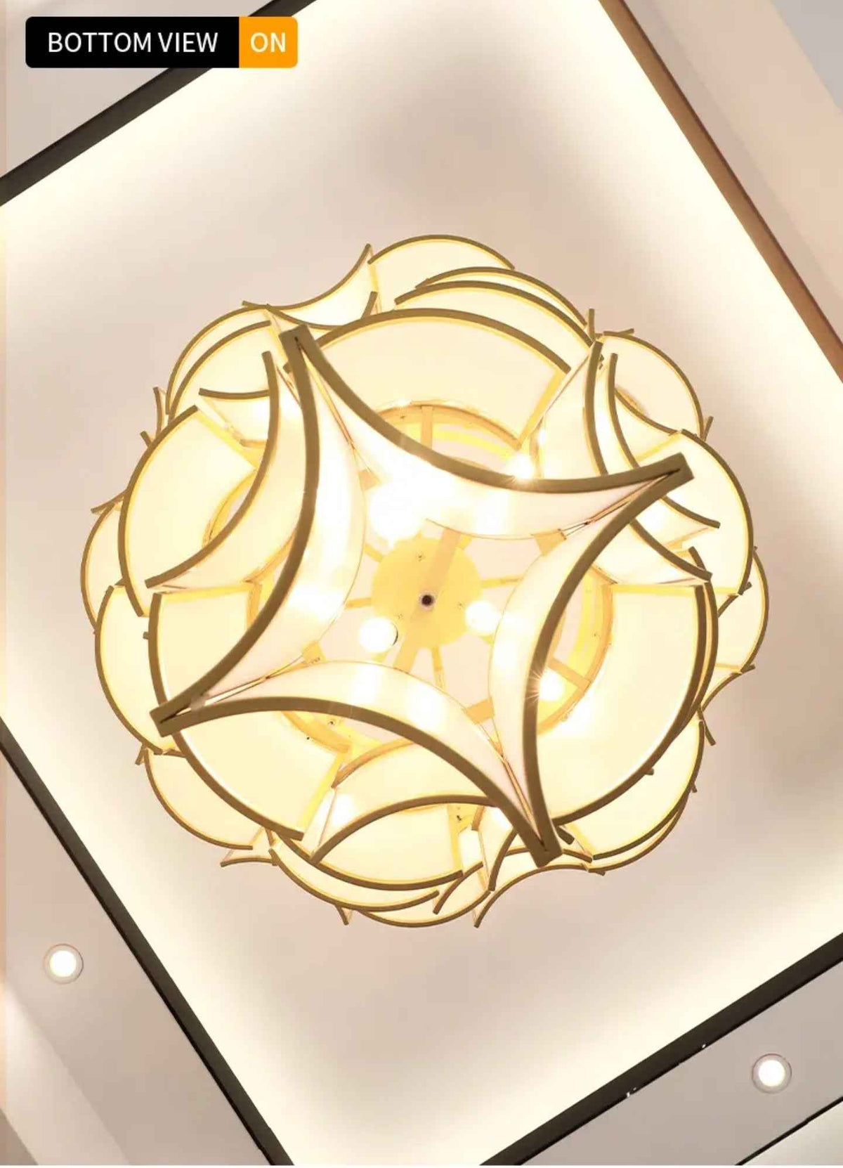 Annija Boody Gold Chandelier