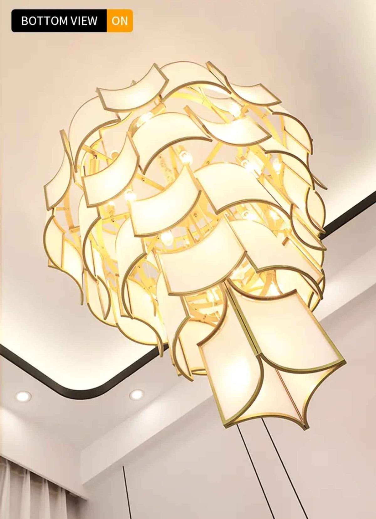 Annija Boody Gold Chandelier