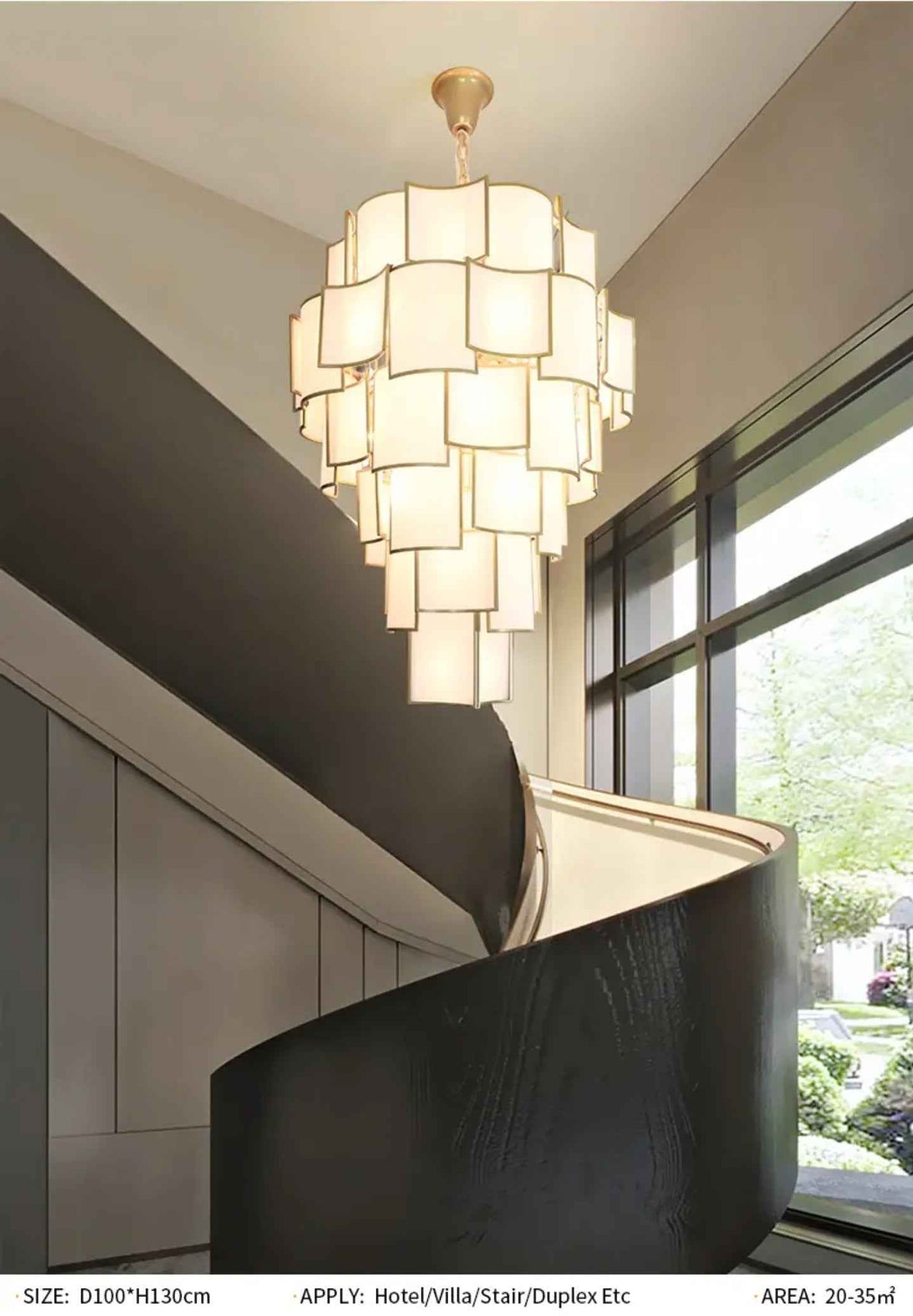 Annija Boody Gold Chandelier