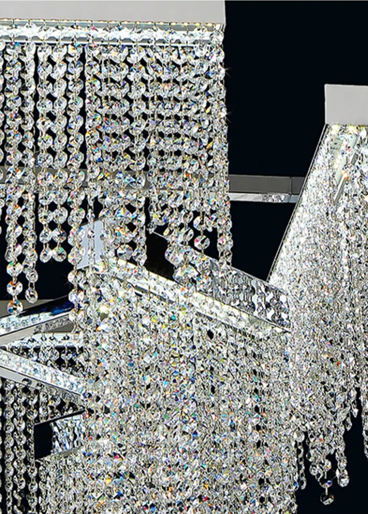 Almerino Jamoy Chrome/Gold Chandelier