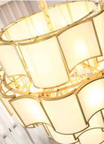Annija Boody Gold Chandelier