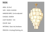 Annija Boody Gold Chandelier