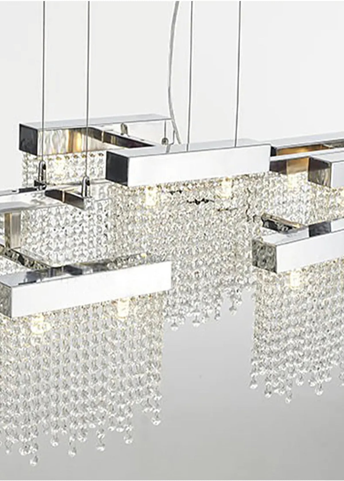 Almerino Jamoy Chrome/Gold Chandelier