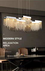 Almerino Jamoy Chrome/Gold Chandelier