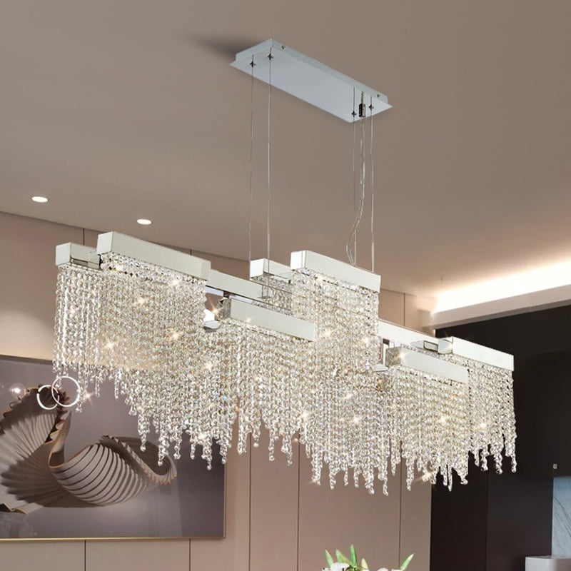 Almerino Jamoy Chrome/Gold Chandelier