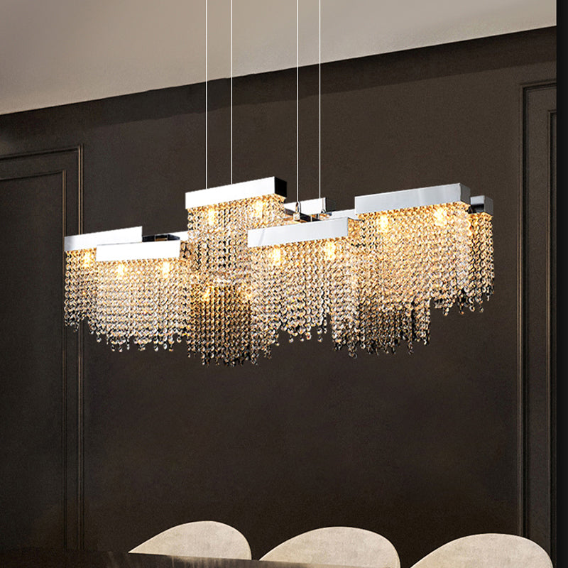 Almerino Jamoy Chrome/Gold Chandelier