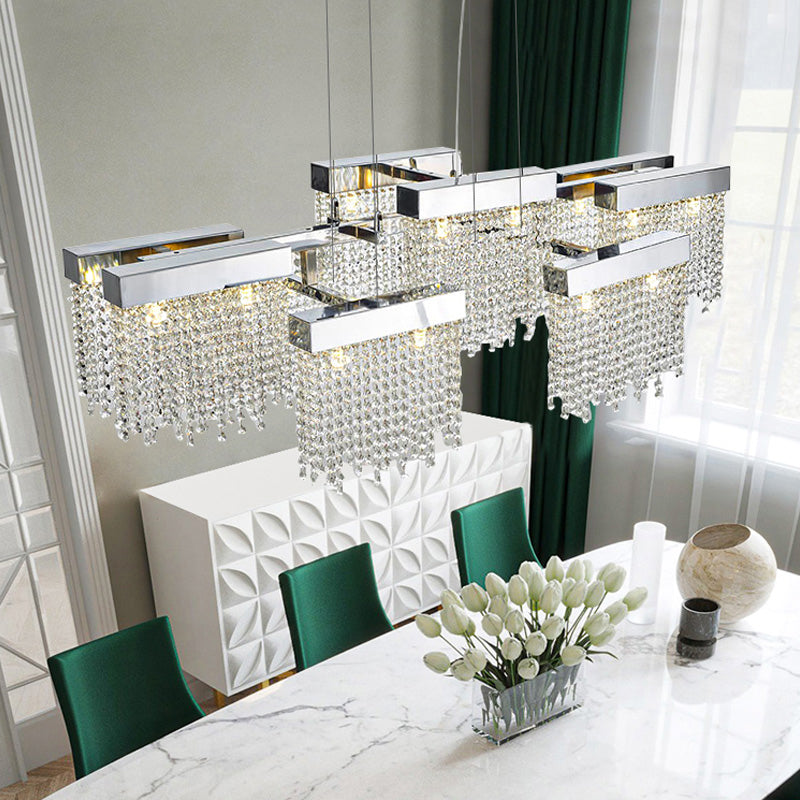 Almerino Jamoy Chrome/Gold Chandelier