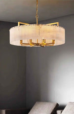 Vard Mahailey Gold Marble Chandelier